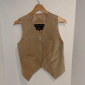 Auburn Leathercrafters Brown Leather Vest